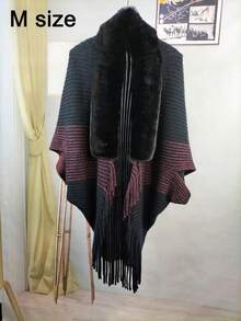 1pc Women Autumn/Winter New Knit Shawl (Several Styles Available) - Solid Color - View 34