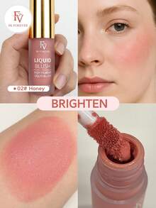 FV High-Pigment Liquid Blush, Long-Lasting & Buildable, Lightweight & Blendable Texture For Natural Dewy Makeup Look, Rare Brand Cosmetics, Ideal For Women & Girls, Perfect For Winter, Y2K Fashion, Great Gift For Birthday & Christmas, Essential For Parties, Best Color - Em yêu - Xem 1