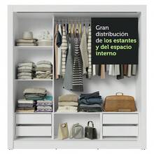 Ropero Closet Madesa 3 Puertas Color Blanco 03 - Blanco - Ver 8