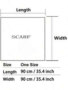1pc Minimalist Printed Satin Square Scarf, New Spring Fashion Headscarf For Women, Can Be Used As Waistband, Bag Decoration, Ribbon, Headband Or Scarf, Ideal Choice To Enhance Your Overall Look - 綠湖 - 查看 6