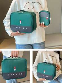 3/2/1 szt. - Zestaw podróżny z lekami, wielofunkcyjna apteczka pierwszej pomocy, zestaw ratunkowy do domu/na zewnątrz, miejsce na leki podróżne, przenośna torba do przechowywania leków na podróż i kemping, pojemnik na leki na co dzień, torba do przechowywania leków, niezbędne wyposażenie kempingowe i turystyczne, akcesoria podróżne, przenośna torba na leki, apteczka podróżna, przechowywanie leków, zestaw do zapobiegania epidemiom i higieny, artykuły przetrwania, styl boho, saszetka, kosmetyczka, niezbędny element podróży - Wielokolorowe - Zobacz 4