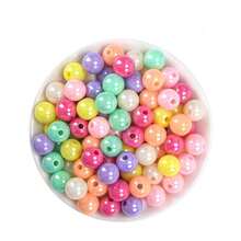 88/150pcs 12mm Rainbow Acrylic Beads - High Bright Beads Multiple Colors Available, Round Beads Suitable For DIY Jewelry Making, Bracelet, Necklace Or Handicraft Pen Decoration - Acrylic Beads - View 11