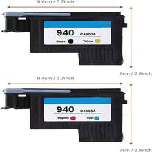 Cartucho de tinta 940 rojo y azul compatible con HP 8500, 8000 y C4900 – reemplazo directo del modelo C4901A, sin modificar la impresora, con colores vibrantes, secado rápido y máxima compatibilidad garantizada al 100%. Tinta 940 Roja y Azul para HP – Compatible con C4901A 8500 8000 – Ahorra Dinero sin Sacrificar Calidad - Rojo - Ver 2