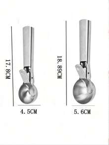 1件套不锈钢冰淇淋勺、水果球勺和冰淇淋勺工具套装 - 彩色 - 查看 10