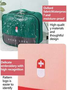 3/2/1 szt. - Zestaw podróżny z lekami, wielofunkcyjna apteczka pierwszej pomocy, zestaw ratunkowy do domu/na zewnątrz, miejsce na leki podróżne, przenośna torba do przechowywania leków na podróż i kemping, pojemnik na leki na co dzień, torba do przechowywania leków, niezbędne wyposażenie kempingowe i turystyczne, akcesoria podróżne, przenośna torba na leki, apteczka podróżna, przechowywanie leków, zestaw do zapobiegania epidemiom i higieny, artykuły przetrwania, styl boho, saszetka, kosmetyczka, niezbędny element podróży - Wielokolorowe - Zobacz 7