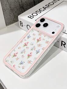 1 buah Casing Ponsel Transparan Anti-Jatuh Motif Bunga Tulip Modis dengan Warna Kontras, Kompatibel dengan iPhone 15/15 Pro Max/13/11/12/14/Mini dan S21/S22/S23/S24/S25 Plus/Ultra, 17/17 Pro/17 Pro Max/Air, 16/16 Plus/16 Pro/16 Pro Max Soft Shell - MultiWarna - View 5