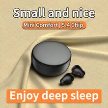 Invisible Sleep Earphones - Ultra Thin In Ear Sports Wireless Bluetooth Earphones With 3D Stereo, Low Latency, Dual Noise Reduction, And Sleep/Game Modes - màu đen - Xem 7
