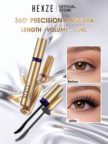 HEXZE 360°精准睫毛膏 | 纤长浓密 | 防水防晕染 5克 - 黑色 - 查看 1