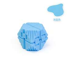 1个2026 3D打印无限魔方，色彩缤纷的创意减压可折叠益智魔方，送给男孩、女孩、家人、派对、生日、男朋友、女朋友的理想礼物 - 彩色 - 查看 6