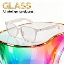 New Multi-Functional Audio Glasses, Featuring AI Smart Glasses That Support Real-Time Translation In 151 Languages, Are Equipped With A Built-In Microphone And Speaker, As Well As A 55mAh*2 Independent Battery. - Multicolor - View 12