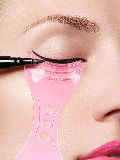 2件套三合一睫毛膏涂抹工具，睫毛保护器，化妆助手，可重复使用的睫毛分离器和睫毛膏梳，适合初学者轻松涂抹睫毛膏和眼线，自然不结块，赠品，旅行，平价好物，旅行必备