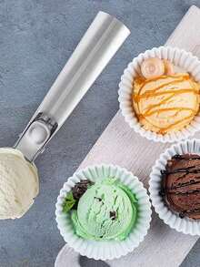 1件套不锈钢冰淇淋勺、水果球勺和冰淇淋勺工具套装 - 彩色 - 查看 3