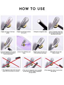 AiFer 1瓶15毫升磁性猫眼凝胶指甲油，玫瑰红猫眼凝胶指甲油，可卸凝胶，适合所有季节的美甲设计。 - Rose & Glow - 查看 5