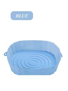 1pc Reusable Air Fryer Silicone Liner, Air Fryer Basket Accessory, Replacement Baking Tray, Rectangular Air Fryer Baking Tray, Air Fryer Replacement Basket, Easy Clean Baking Tray - Multicolor - View 18