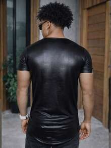 Men Shirts - 黑色 - 查看 3