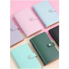 1pc Banknote Storage Book Made Of PU Material, Can Hold 100 Banknotes, With Banknote Photos, Stamps, Bank Card Storage Book 1 A6 Ultra Large Capacity Cash Storage Notebook Comes With 50pcs Of Inner - màu đen - Xem 7