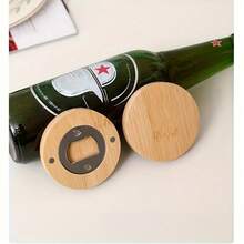 2/4 piezas Imanes de nevera en blanco hechos a mano, abrebotellas, adecuados para bebidas y cerveza, decoración del hogar creativa, gran capacidad, opción de regalo perfecta, aplicable para cocina, boda y fiesta, herramienta para bebidas, esencial para bar en casa, decoración de estilo rústico, diseño artesanal, material duradero, superficie lisa, abrebotellas multifuncional, suministros de entretenimiento en el hogar, planificación de bodas - Caqui - Ver 4