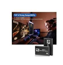 External HD Video Capture Card For USB 3.0 With Audio - 黑色 - 查看 8