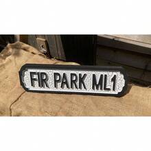 Motherwell Retro Style Football Street Sign. FIR PARK ML1. Comes With Fixing. - Multicolor - View 3