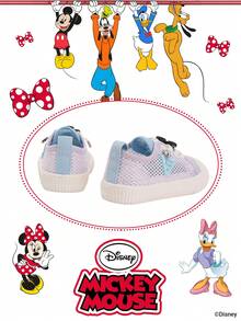 Disney 1 Pair  Collaboration Children's Sneakers, Suitable For Daily Wear, Festivals, Sports, Outdoor Activities, Comfortable, Non-Slip, Breathable (Boys' Sneakers, Boys' Skate Shoes, Children's Sneakers, Girls' Sneakers, Girls' Skate Shoes) - Mauve Purple - View 3