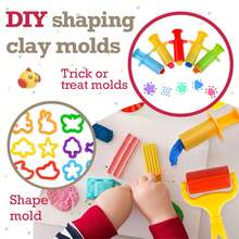36pcs Clay Tools Set With Rolling Pin, Cutters, Scrapers - Large Blue Clay Extruder, Home Or Classroom - Colorful Animal Molds-Easy-Clean Clay Modeling Tools For Beginners & Experts, Local Warehouse - White - View 5