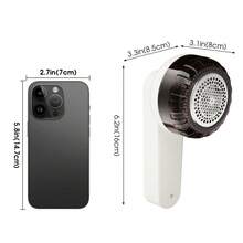 六刀片电动除毛器，适用于去除衣物、沙发、家具上的毛球、绒毛和线头，USB充电 - A - 查看 6