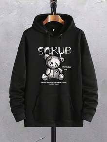 Men Outdoor Hoodies & Sweatshirts - Black - View 7