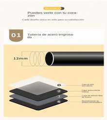 Armario de almacenamiento sencillo para el hogar, armario de dormitorio a prueba de polvo. - Blanco - Ver 2