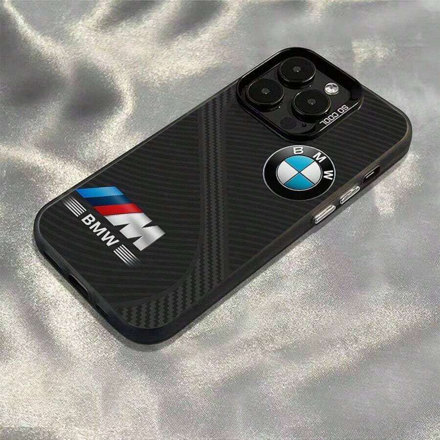 1pc Glitter Silver Printed Phone Case Shockproof Phone Cover Case With Apple 7 8 PLUS X XS MAX XR 11 12 13 14 15 16 17 PRO MAX 17 AIR 14 15 16 PLUS Galaxy S25 S24 S23 S22 S21 S20 FE PLUS ULTRA A73 A72 A71 A70S A70 A56 A55 A54 A53 A52S A51 A50 A50S A36 A35 A34 A33 A32 A26 A25 A24 A23 A16 A15 A14 A13 A12 M12 A06S A06 A05 A05S 4G 5G BMW M Prints High-Definition Pattern TPU+PC Composite Durable Material T11520 Valentine's Day Phone Cases - Black - View 1