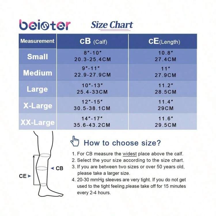 Leg Compression Support Sleeve With Adjustable Non-Slip Compression Strap, Elastic & Breathable, Suitable For Men And Women Sports, Fitness, Running And Gym Use - Multicolor - View 2