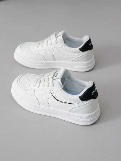 2026 New Spring Women's Shoes, Breathable Casual Flat Sneakers, Solid Color Versatile Outdoor Running Shoes, Must-Have Street Style Item