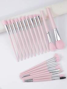 20支专业化妆刷套装，包含面部化妆刷、散粉刷、遮瑕刷、眼影刷、眉刷、唇刷等，是美妆工具的理想之选。 - 彩色 - 查看 4