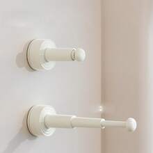 1pc Space-Saving Strong Suction Cup Storage Rack, Extendable And Foldable, No Drilling Needed, Ideal For Entryway Bag Storage, Balcony, Wardrobe, And Bathroom Organizer, Multifunctional Wall-Mounted Shelf For Small Apartments, Clutter Reduction, Easy To Install, High Load Capacity, Lightweight, Reconfigurable For Various Living Spaces - Multicolor - View 5