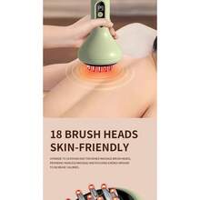 Cordless Cellulite Massager - Rechargeable Body Shaping Machine For Arms, Legs & Back, Handheld Home Massager For Women, Perfect New Year & Valentine's Day Gift - Green - View 5