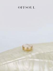 白色晚礼服婚纱新娘手拿包，法式亚克力大理石纹晚宴包，配不对称链条肩带，适合派对、宴会等场合。 - 白色 - 查看 4