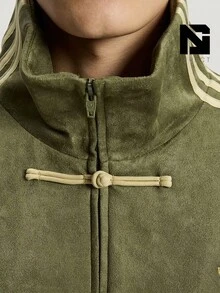 Adidas CTT Chinese Track Top 3.1 Gender Neutral Jacket (Asia Sizing) Olive-Back To School- Mother's Day Gifts-Father's Day Gift –KT3847 - 橄欖 - 查看 5