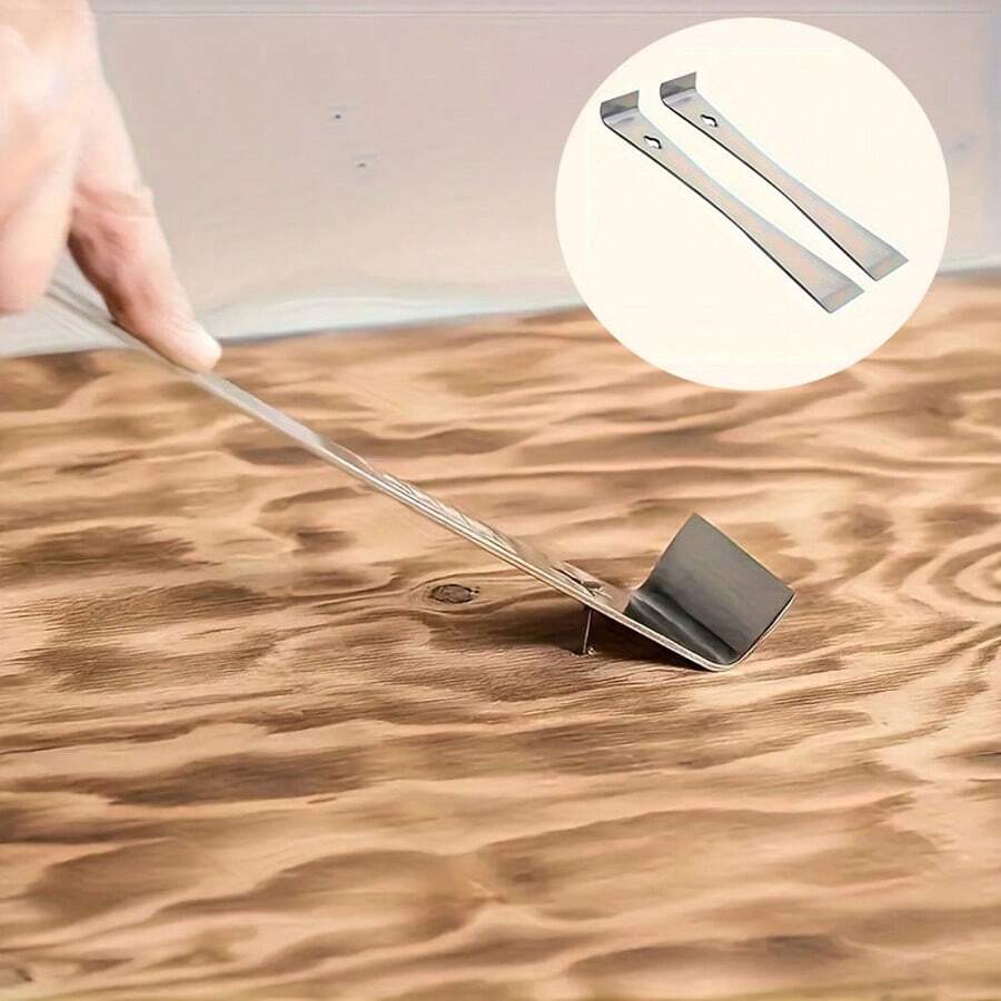 2件套多功能撬棒，不锈钢刮刀，木工拔钉器，多用途撬棍凿子 - 撬棍 - 查看 1