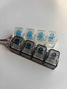 1 buah Gantungan Kunci Penguji Saklar Keyboard Mekanik, Dekorasi Meja, Liontin Ponsel, Mainan Gelisah Anti-Kecemasan Kreatif untuk Meredakan Tekanan Jari - MultiWarna - View 11