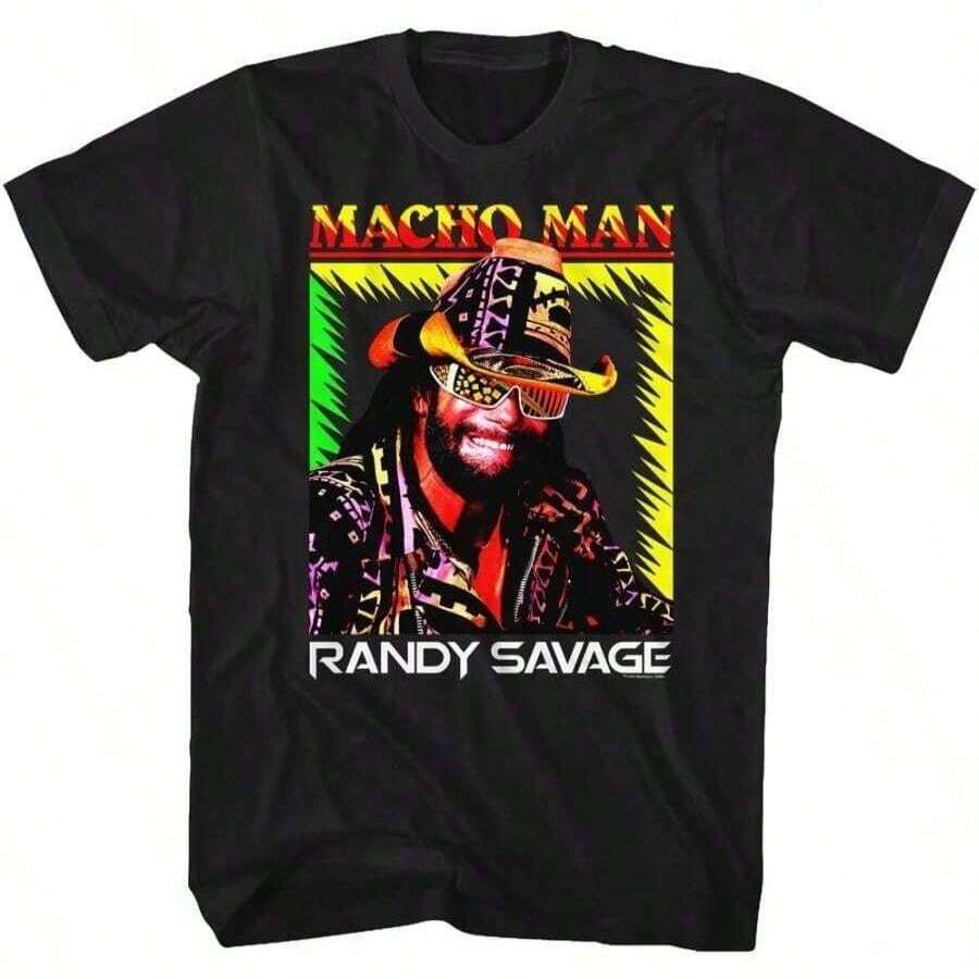 A&E Designs Macho Shirt Time Of My Life Adult Black Tee T-Shirt 2XL - 黑色 - 查看 1