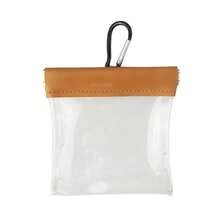 1pc Transparent PVC Golf Spike Bag With Automatic Buckle Design And Hanging Hook, Portable Spike Storage Bag - Multicolor - View 6
