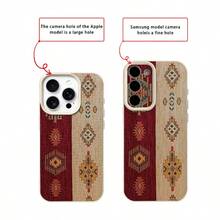 1 ốp lưng điện thoại bằng chất liệu TPU, họa tiết chăn dệt cổ điển, tương thích với iPhone 17 Pro Max/17/16 Pro Max/15/13/12/11, S20 FE/A15/S24/A55, Note 11/Note 12/Note 13 Pro, ốp lưng bảo vệ toàn diện chống rơi vỡ, phiên bản quốc tế, không phải phiên bản nội địa. - trắng - Xem 7