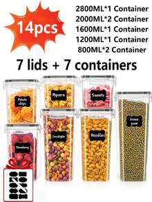 Pasta Containers - שחור ולבן - ראה 12