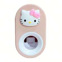 SANRIO Cartoon Cute Wall-Mounted Automatic Toothpaste Dispenser Set, Adorable Toothpaste Dispenser, Toothpaste Squeezer, Perfect Valentine's Day Gift, Thoughtful Gift - Red and Blue Large Size - View 6