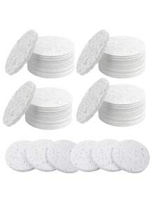 30/60/90 Pcs Facial Sponges Compressed Face Sponge Natural Cleaning Sponge For Facial Cleansing, Exfoliating Mask, Makeup Removal Rich In Foam Improve And Remove Dead Skin Cells Use In Your Bathroom, Room, Office, Purse - Multicolor - View 2