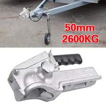 Heavy-Duty 2600kg Trailer Hitch Cast Coupling Tow Ball Coupler RV Camper 50mm P - A - View 5