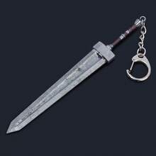 14cm Dark Moon Greatsword Elden Ring Bloodhound's Fang Keychain Cosplay Prop, Unisex Backpack Decoration - one-size - View 9
