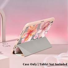 1个带笔槽的多角度磁吸支架保护套，支持自动休眠/唤醒功能，可爱平板电脑保护套，兼容Pro/Air/三星Galaxy A9/S9/S7/S10+/小米Pad/5/6/7 - 彩色 - 查看 7