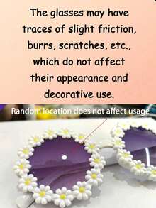 Jelly Stylish And Simple Dark Brown Round-Frame Metal Arrow-Shaped Fashionable Glasses, Suitable For Travel And Photography Purposes. - Multicolor - View 4