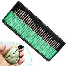 30pc Mini Diamond Point Burr Drill Bit Set For  Hobby Rotary Tool 2.35mm - 30pcs - View 5