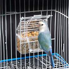 Acessório para gaiola de pássaros com porta de mola, comedouro suspenso, bebedouro para papagaio-tigre, alimentador para pássaros de estimação, acessórios para alimentação em gaiolas de pássaros. Observação: Adequado apenas para gaiolas com portas de mola. - Multicolorido - Ver 2